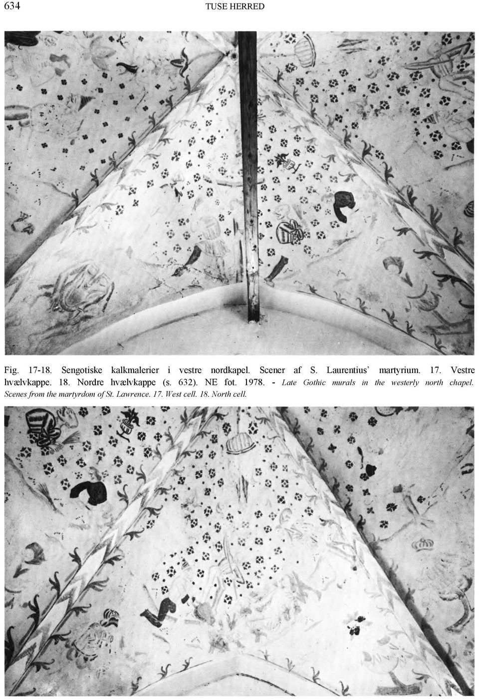 Nordre hvælvkappe (s. 632). NE fot. 1978.