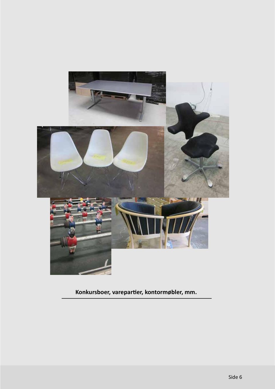 KATALOG. Konkursboer, varepartier, kontormøbler, mm. - PDF Free Download