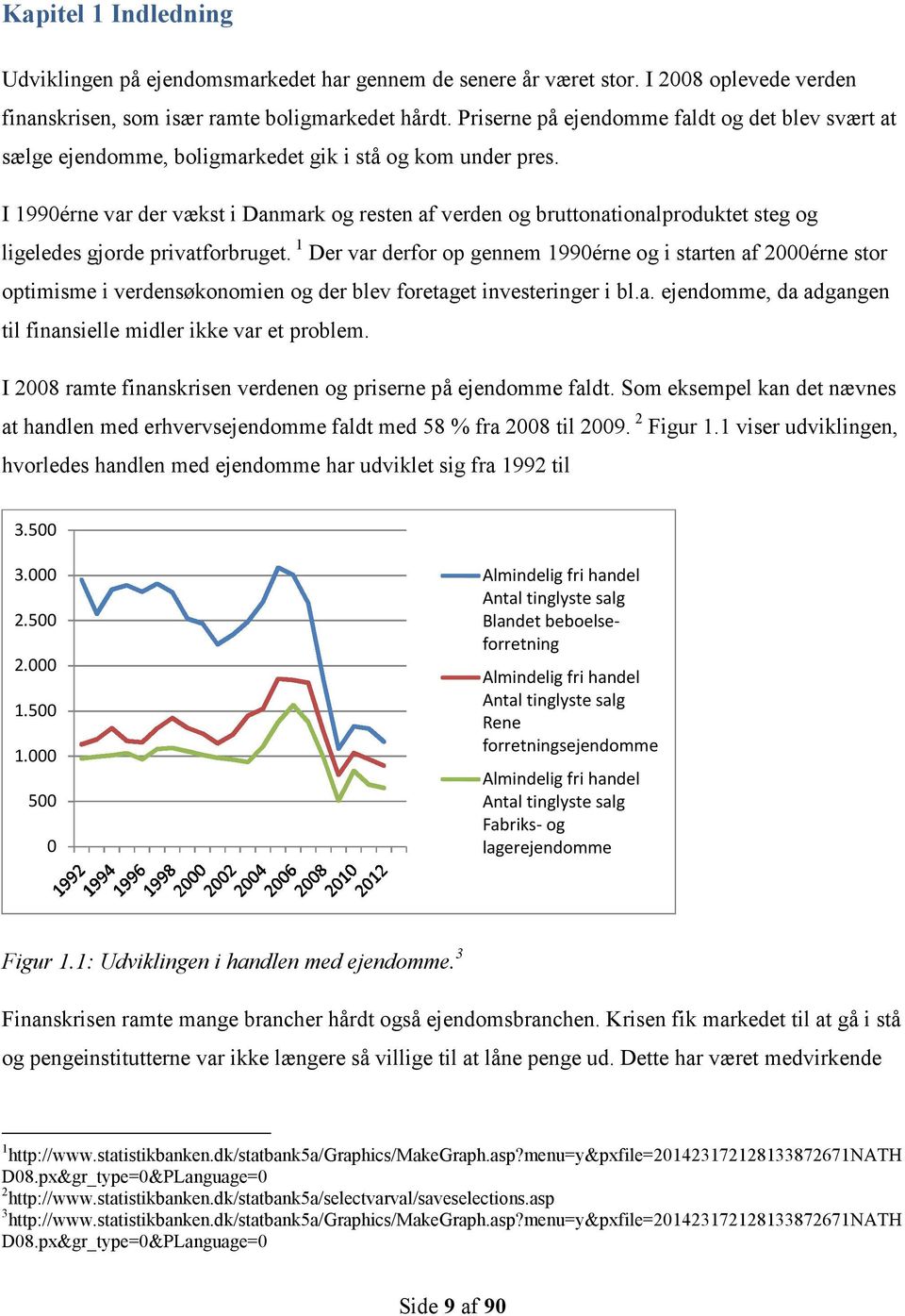 I 1990érne var der vækst i Danmark og resten af verden og bruttonationalproduktet steg og ligeledes gjorde privatforbruget.