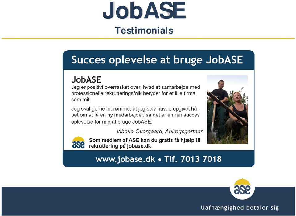 JobASE gode hoveder til ASE SMV erne - PDF Gratis download