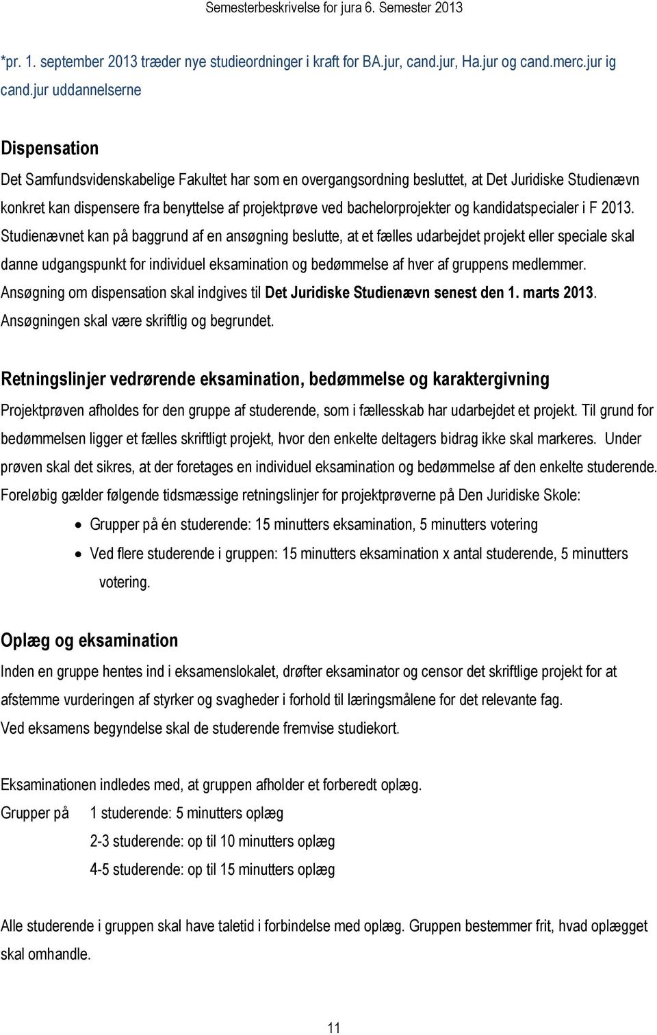 bachelorprojekter og kandidatspecialer i F 2013.
