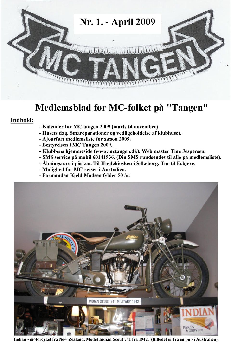 Nr April Medlemsblad for MC-folket på "Tangen" - PDF Free Download