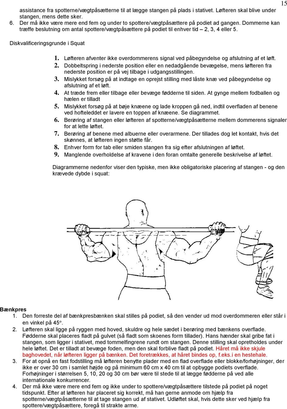 The International Powerlifting Federation Tekniske regler - PDF Free  Download