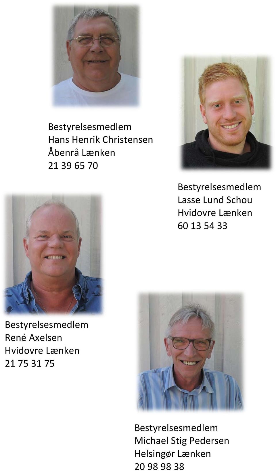 33 René Axelsen Hvidovre Lænken 21 75 31 75