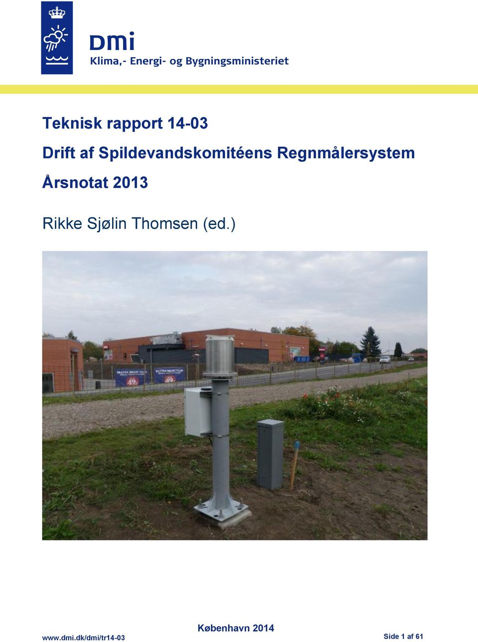 Årsnotat 2013 Rikke Sjølin Thomsen (ed.