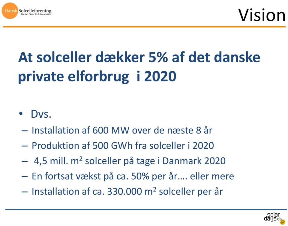 solceller i 2020 4,5 mill.