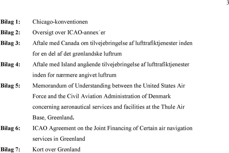 angivet luftrum Memorandum of Understanding between the United States Air Force and the Civil Aviation Administration of Denmark concerning aeronautical