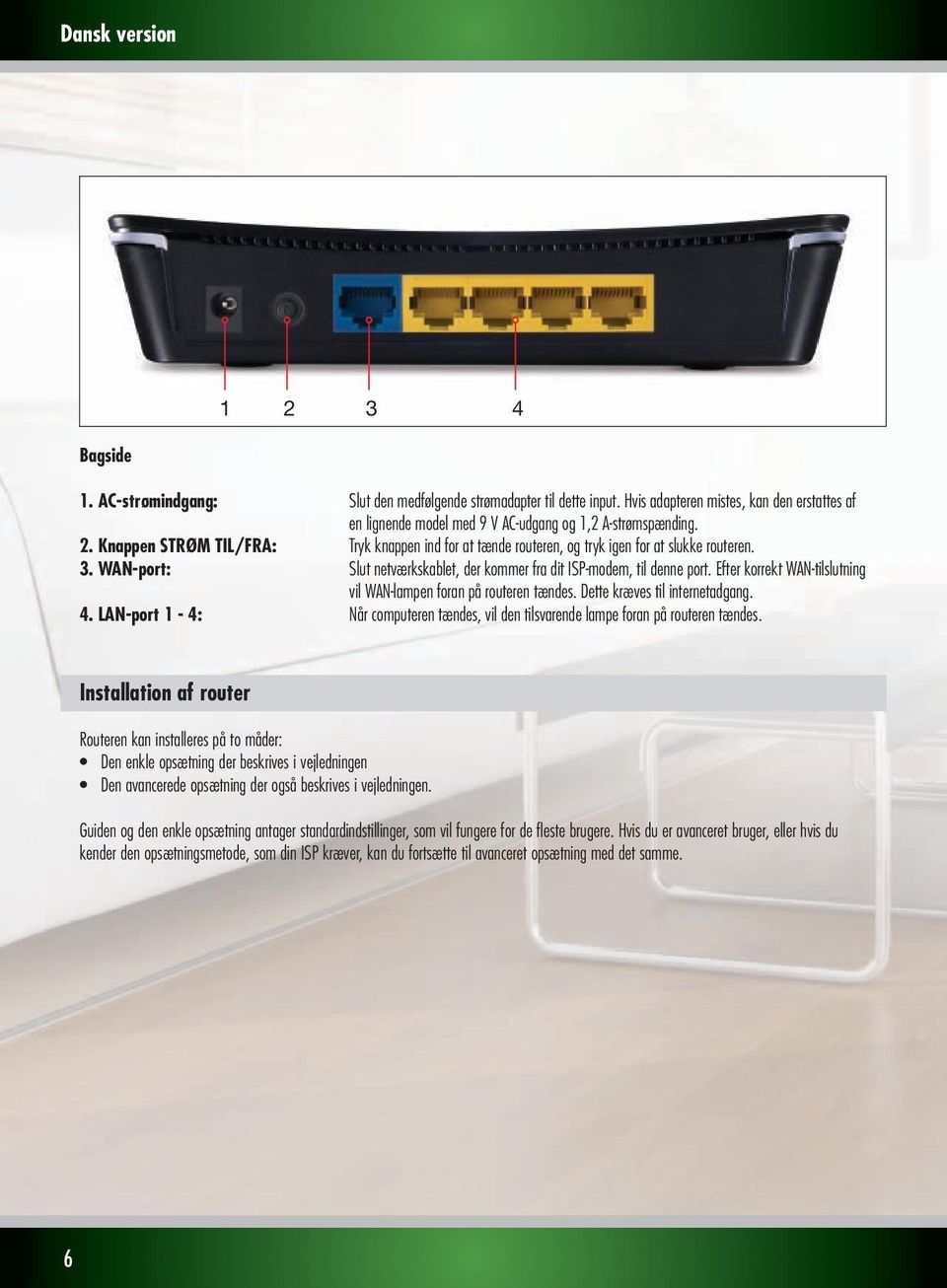 Dansk version. LW320/LW321 Sweex trådløs router 300N. Pakkens indhold.  Ordliste - PDF Free Download