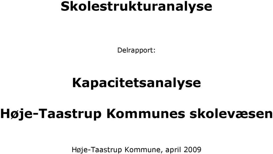 Høje-Taastrup Kommunes