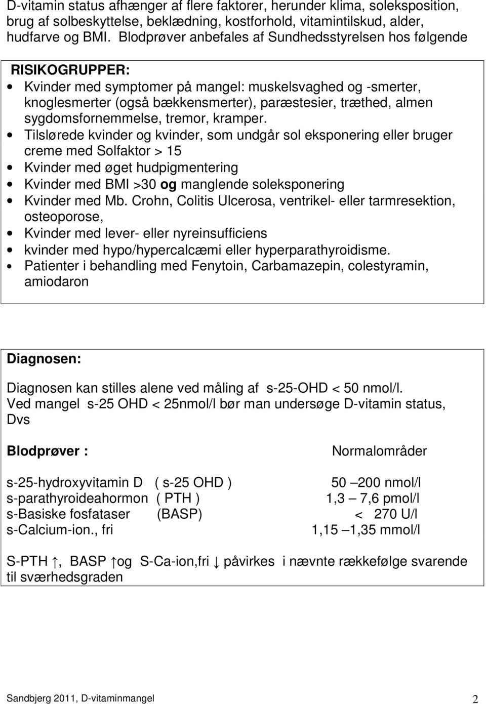 let D vitamin mangel - PDF Free Download