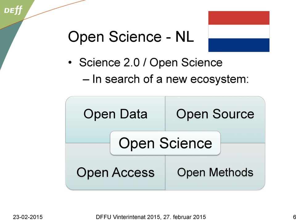 Open Data Open Source Open Science Open Access