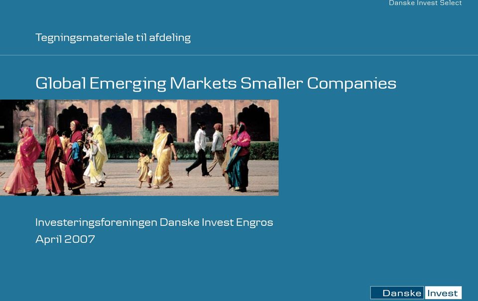 Emerging Markets Smaller Companies