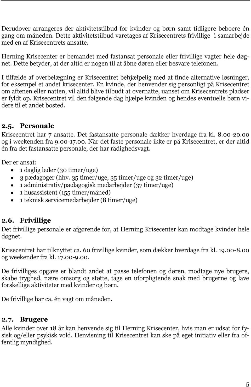 ANALYSE af Herning Krisecenter - PDF Gratis download