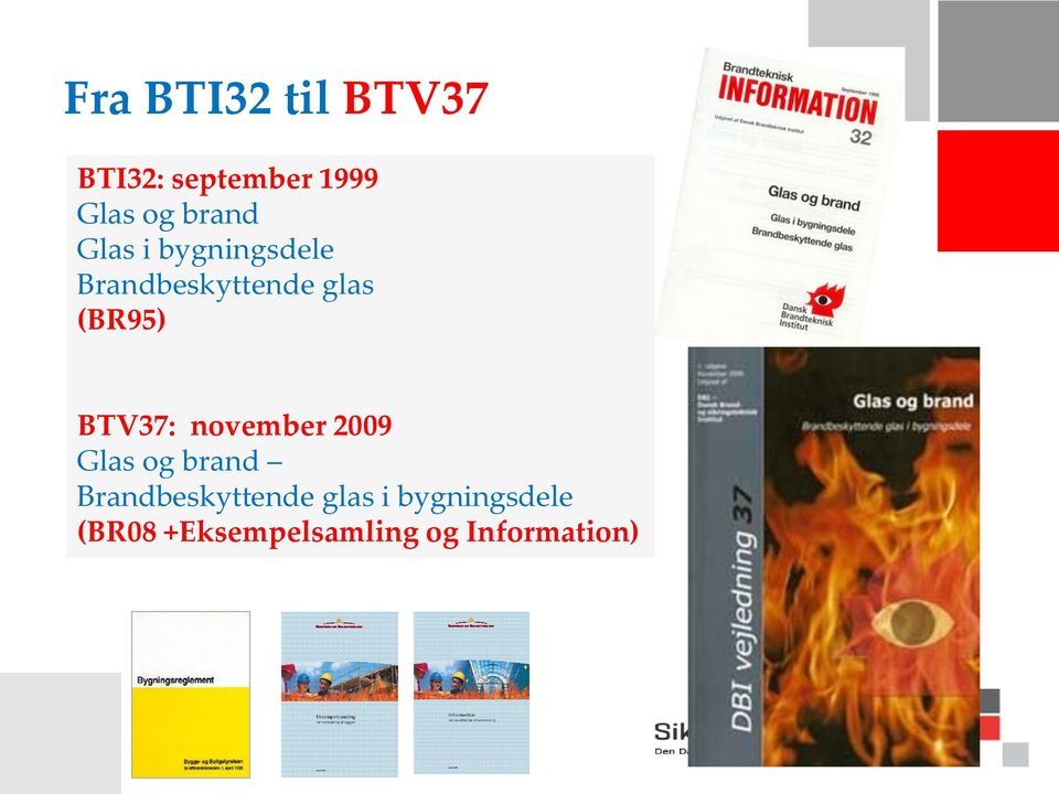 (BR95) BTV37: november 2009 Glas og brand