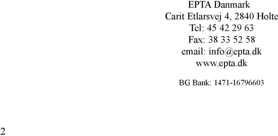 38 33 52 58 email: info@epta.