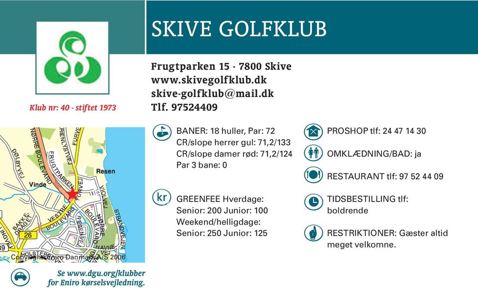 SAMSØ GOLFKLUB. Besser Kirkevej Samsø Tlf Fax - PDF Gratis download