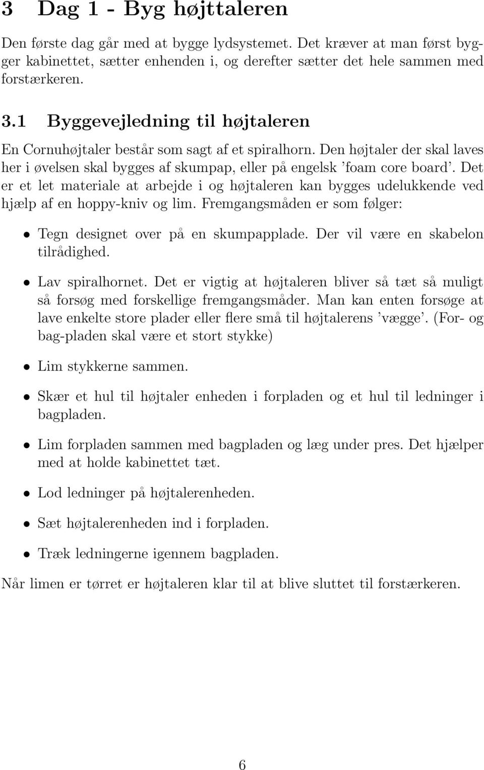 SRP Øvelsesvejledning. Cornu Højtaler - PDF Free Download