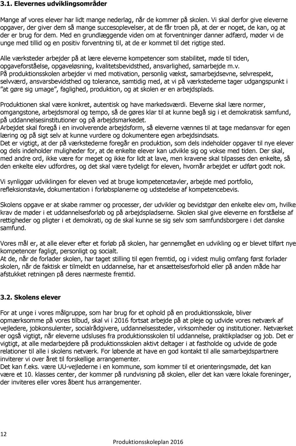 Skanderborg Hørning Produktionsskole. Produktionsskoleplan - PDF Gratis  download