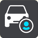 Indstillinger Mit køretøj Bemærk: Ruteplanlægning for en bestemt type køretøj er kun tilgængelig, når kort til lastbil er installeret.