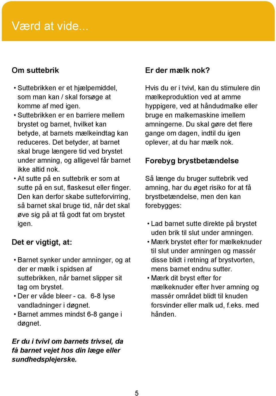 Informationspjece. Suttebrik. Neonatal- og barselsklinikken - PDF Free  Download