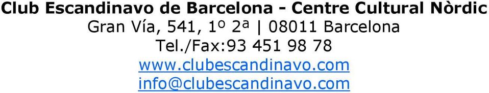 08011 Barcelona Tel.