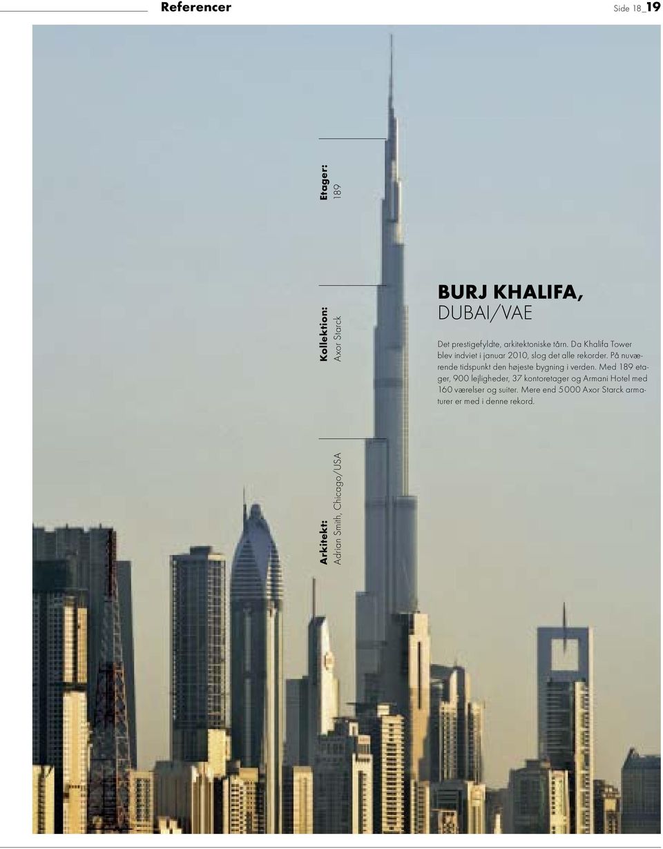 På nuværende tidspunkt den højeste bygning i verden.