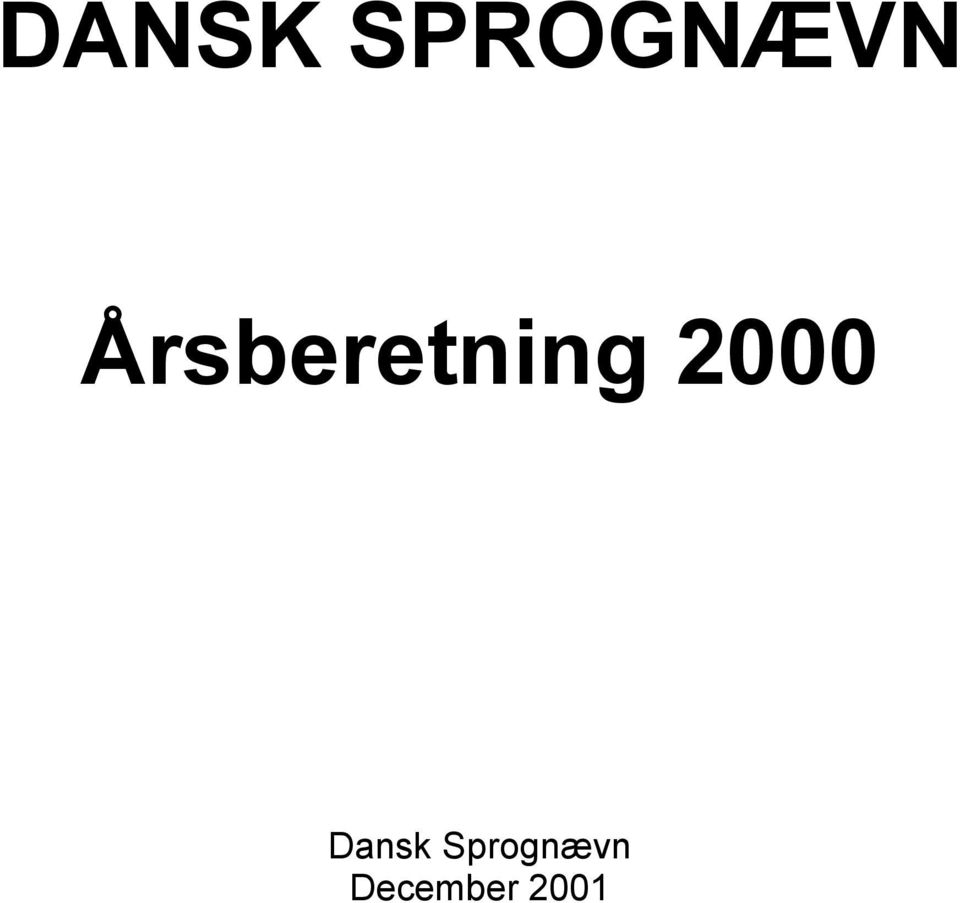 2000 Dansk