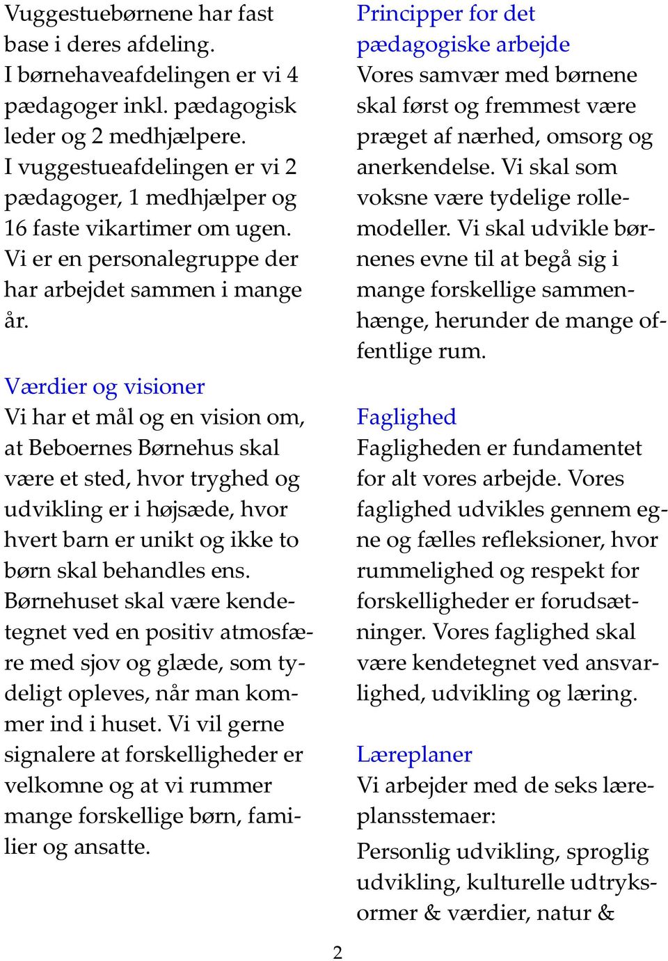 VELKOMMEN TIL BEBOERNES BØRNEHUS - PDF Download