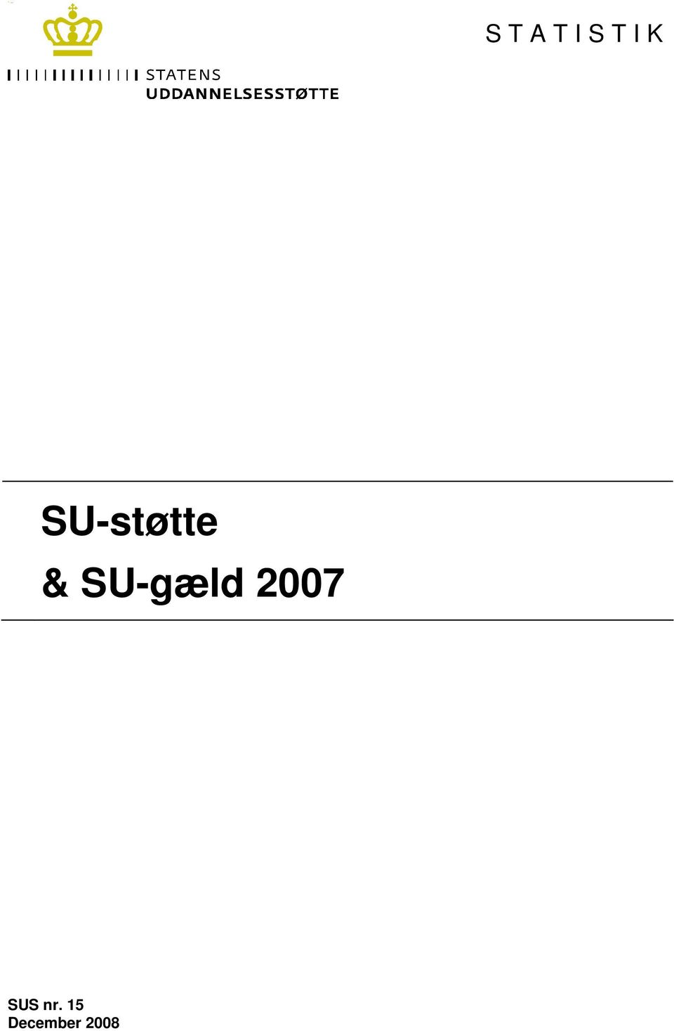 SU-gæld 2007 SUS