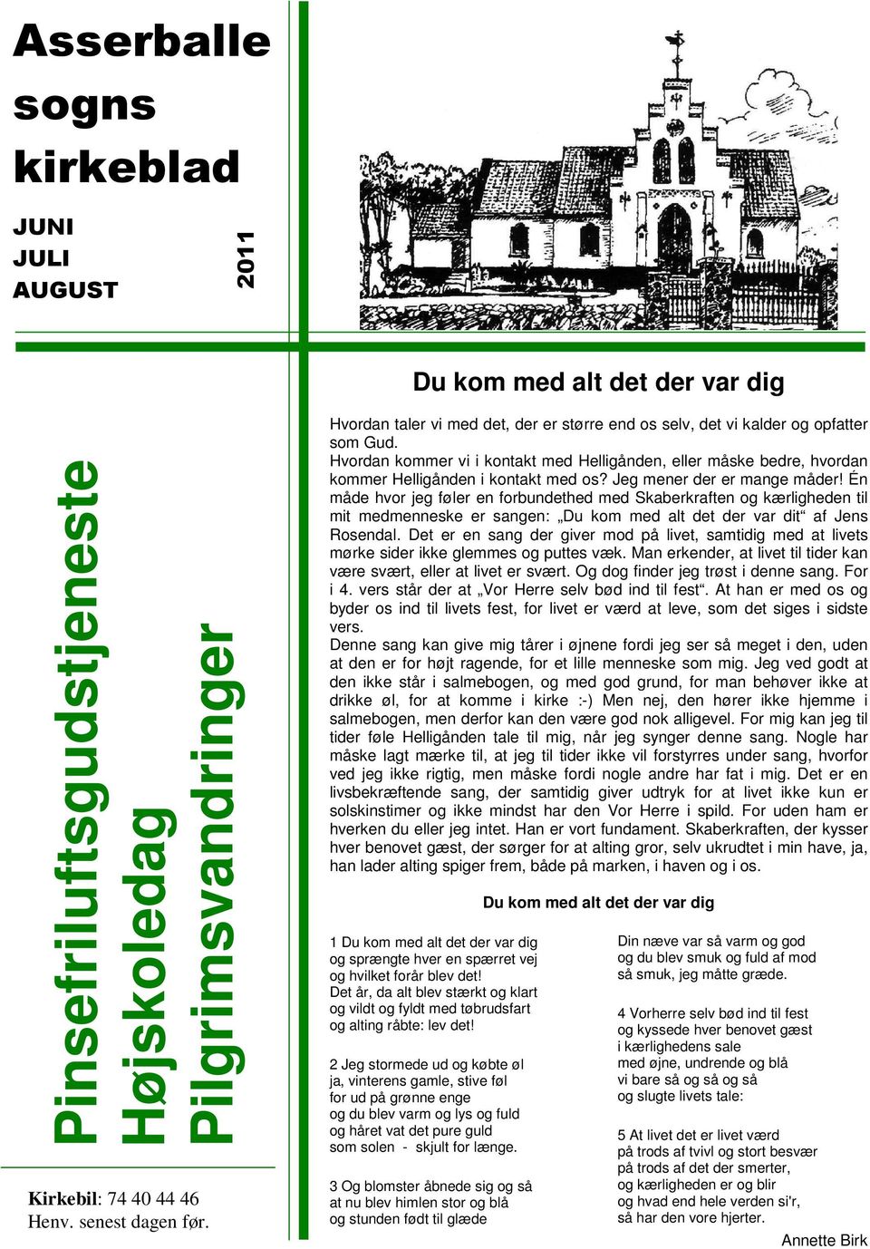 Pinsefriluftsgudstjeneste. Pilgrimsvandringer - PDF Gratis download