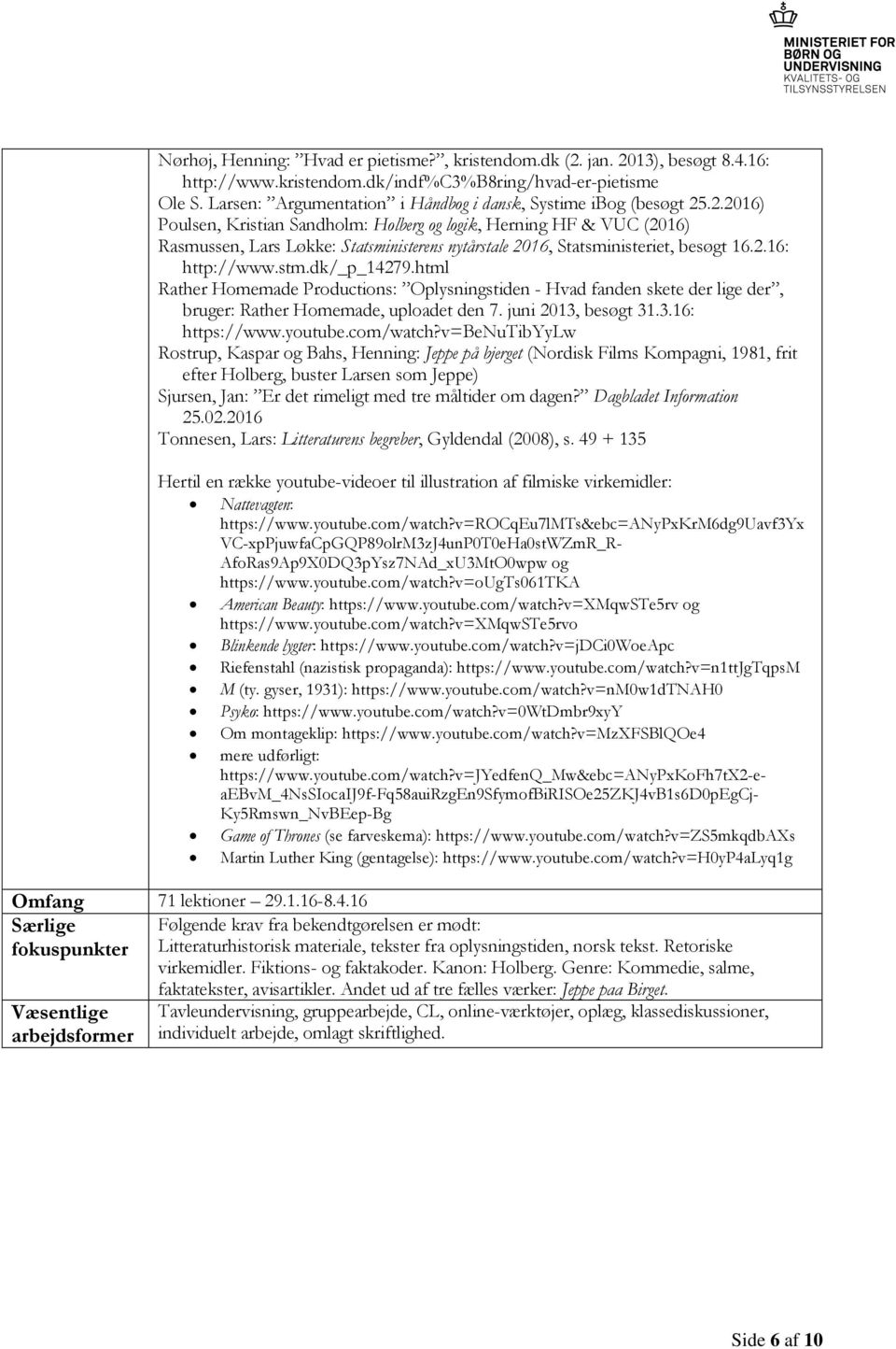 Undervisningsbeskrivelse - PDF Gratis download