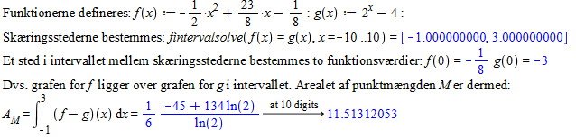 Men dette er netop middelsummen for funktionen f g Hvis f og g er kontinuerte i ab,, så er f g dermed ifølge Sætning 3 integrabel over ab,. Dermed ved vi, at: b n over intervallet ab,.