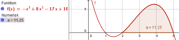 Opgave 3.127 Opgave 3.128 En funktion f er givet ved f(x) = 4x + 2 ln(x), x > 0 Man ved, at F er en stamfunktion til f og at F(1) = 5. a) Der bestemmes en stamfunktion for f.