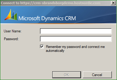 OPSÆTNING AF OUTLOOK CRM CONNECTOR Sørg for at din Outlook fortsat er lukket. 1. Start Configuration Wizard fra start menuen 2. Indtast server URL til din hosted CRM løsning.