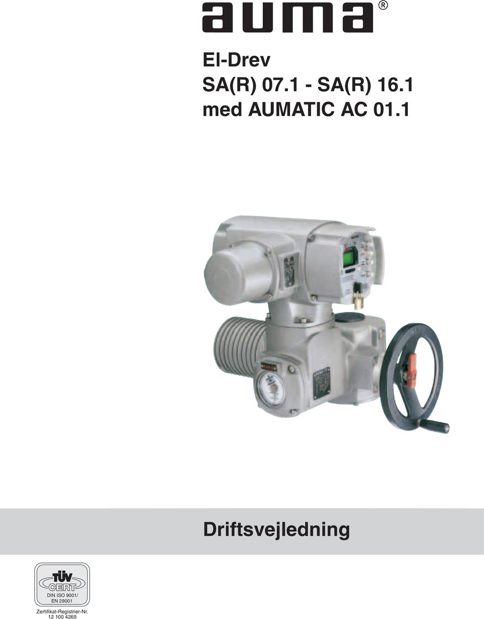 1 Driftsvejledning DIN ISO 9001/