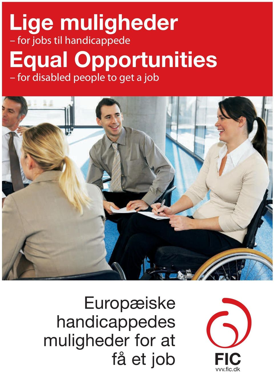 disabled people to get a job Europæiske
