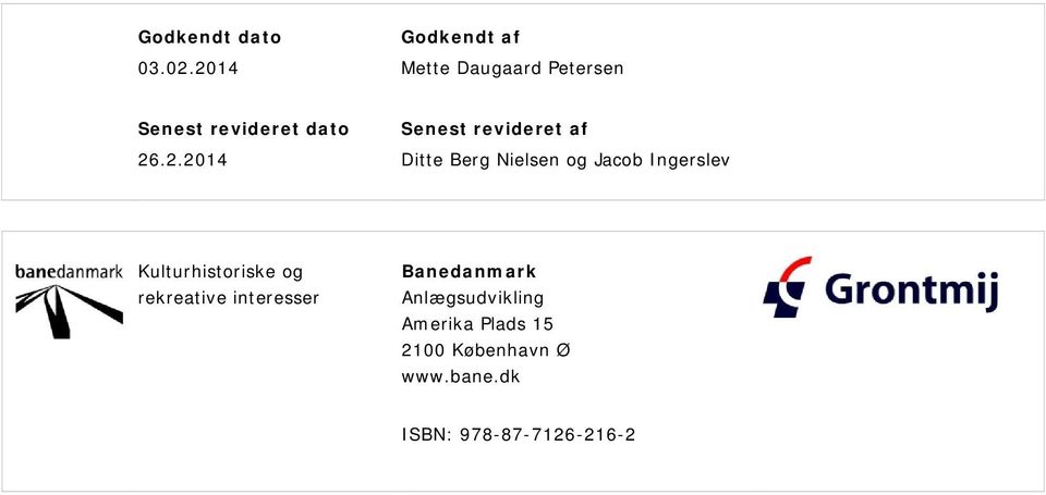 26.2.2014 Ditte Berg Nielsen og Jacob Ingerslev Kulturhistoriske og