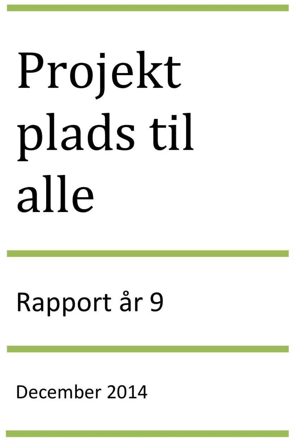 alle Rapport