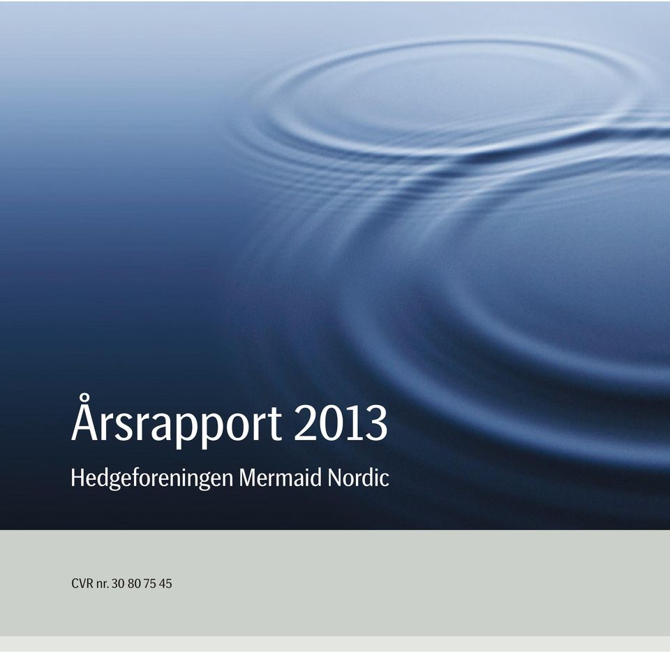 Nordic Årsrapport 2013 