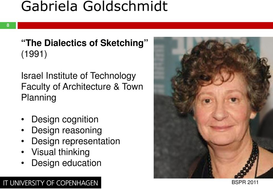 Architecture & Town Planning Design cognition Design