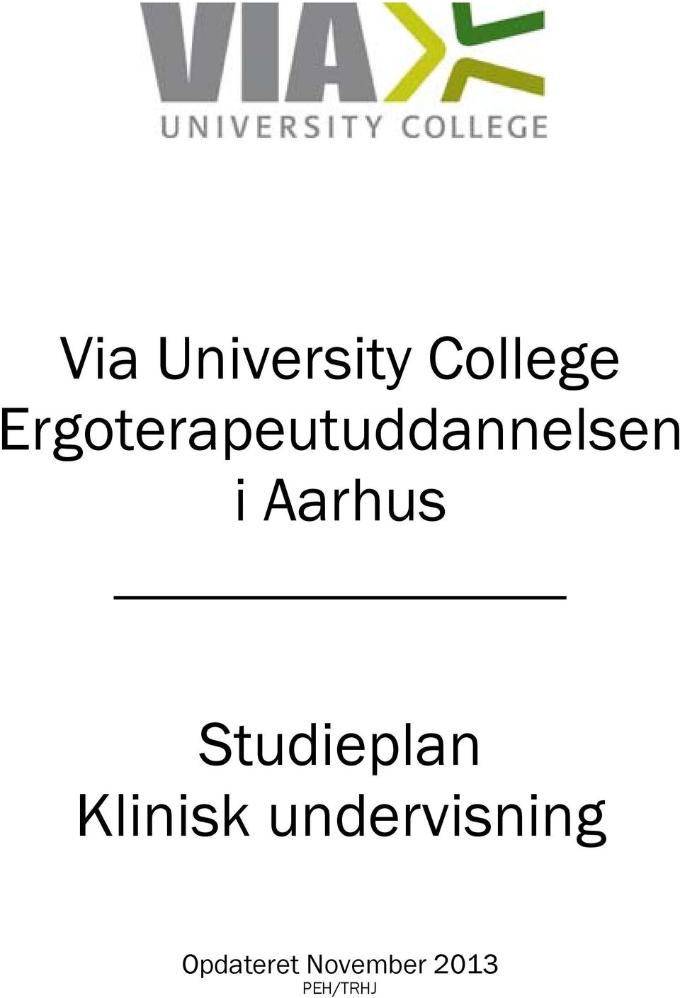 Aarhus Studieplan Klinisk