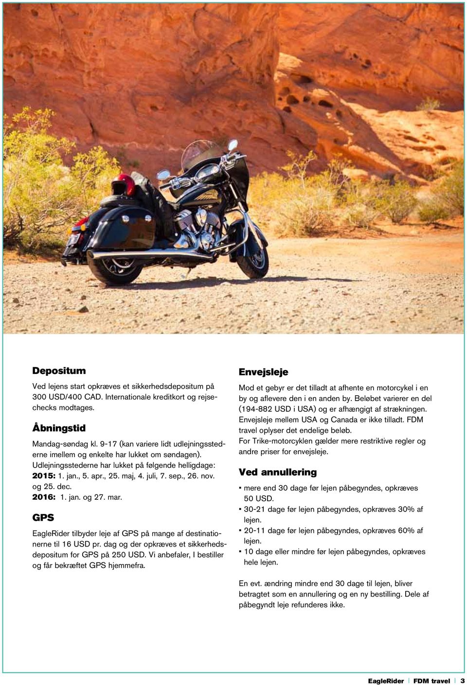 Oplev USA og Canada på motorcykel - PDF Gratis download