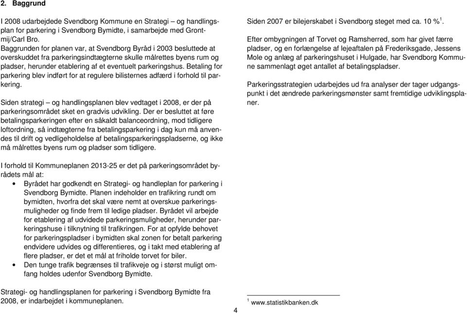 Strategiplan for parkering i Svendborg Bymidte - PDF Gratis download