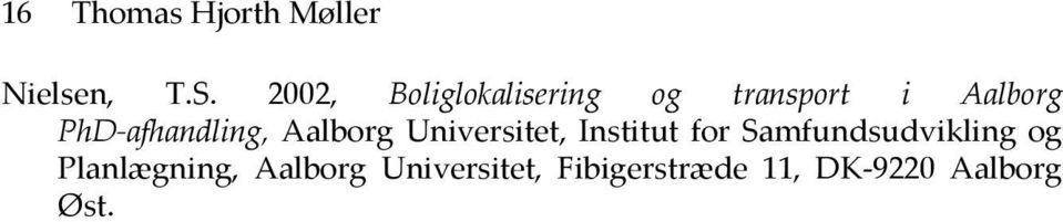 afhandling, Aalborg Universitet, Institut for