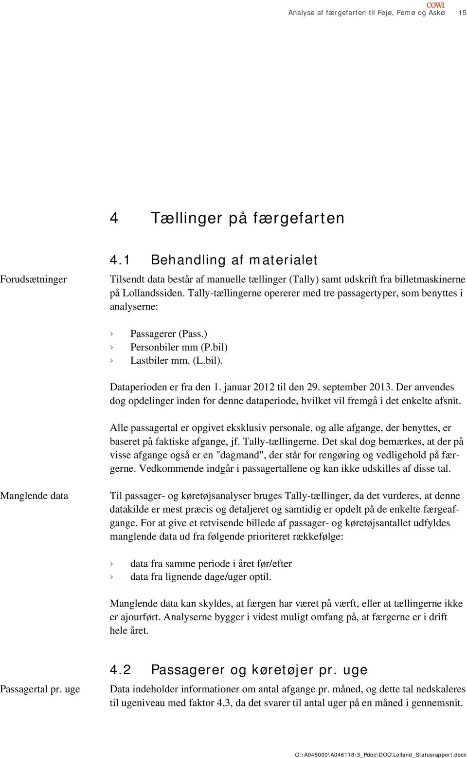 Analyse af færgefarten til Fejø, Femø og Askø - PDF Free Download