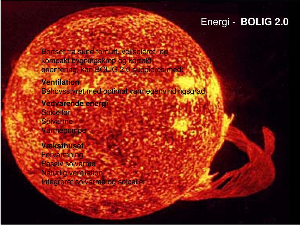 varmegenvindingsgrad Vedvarende energi Solceller Solvarme Varmepumpe