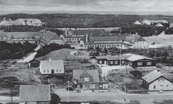 LEJREN Nymindegablejren blev opført af den tyske værnemagt som luftværnsartilleriskole i 1941.