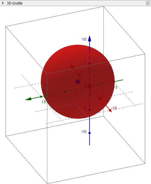 Opgave 2.013 Det vises lige grafisk, hvordan kuglen i grunden ser ud.