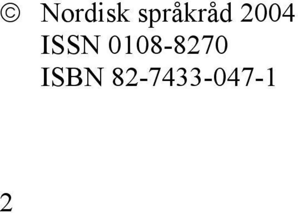 ISSN 0108-8270