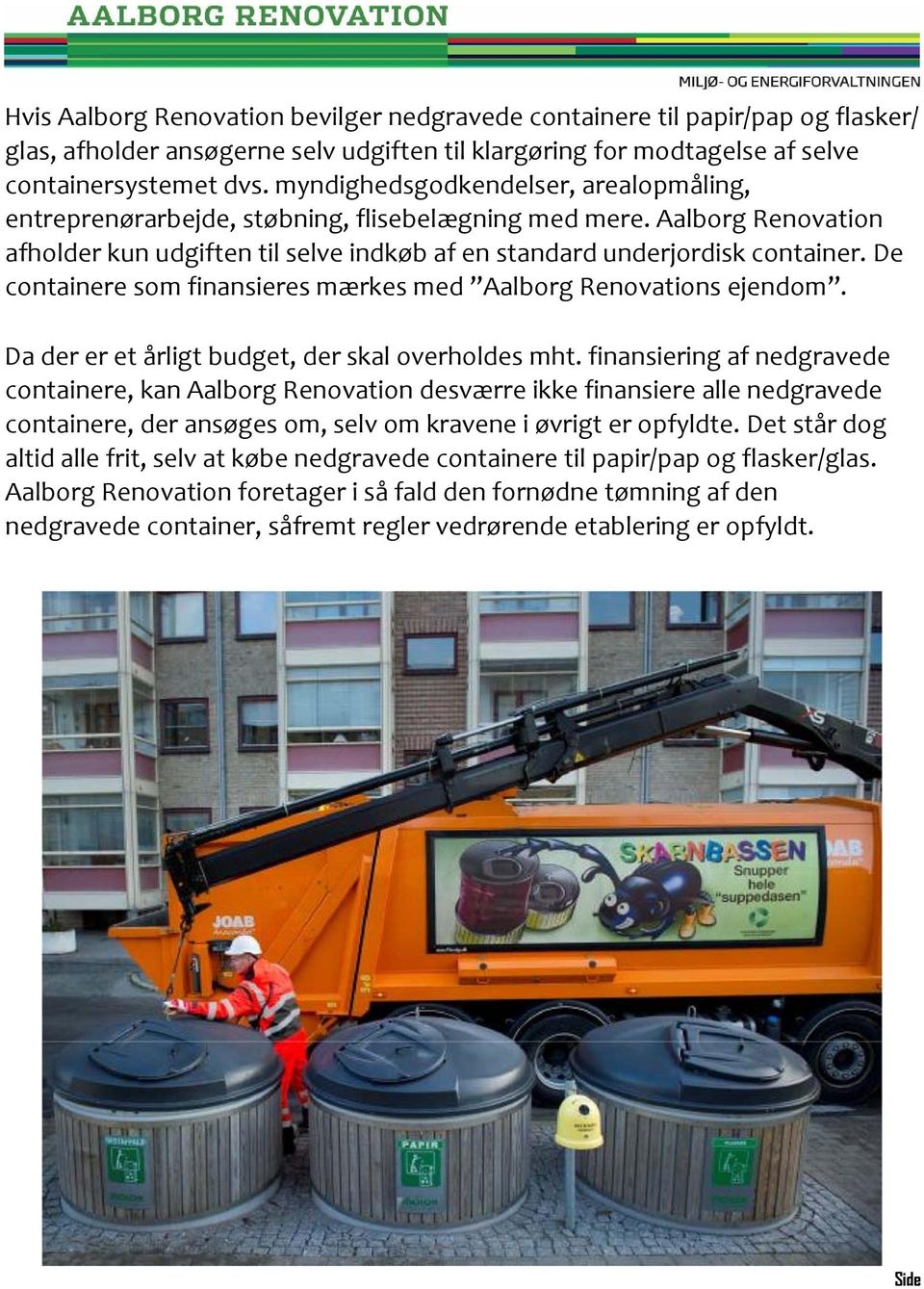 Sådan etableres nedgravede containere i Aalborg Kommune - PDF Free ...
